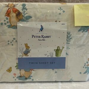 The World of Peter Rabbit by Beatrix Potter Cotton TWIN 3-Piece Sheet Set #1